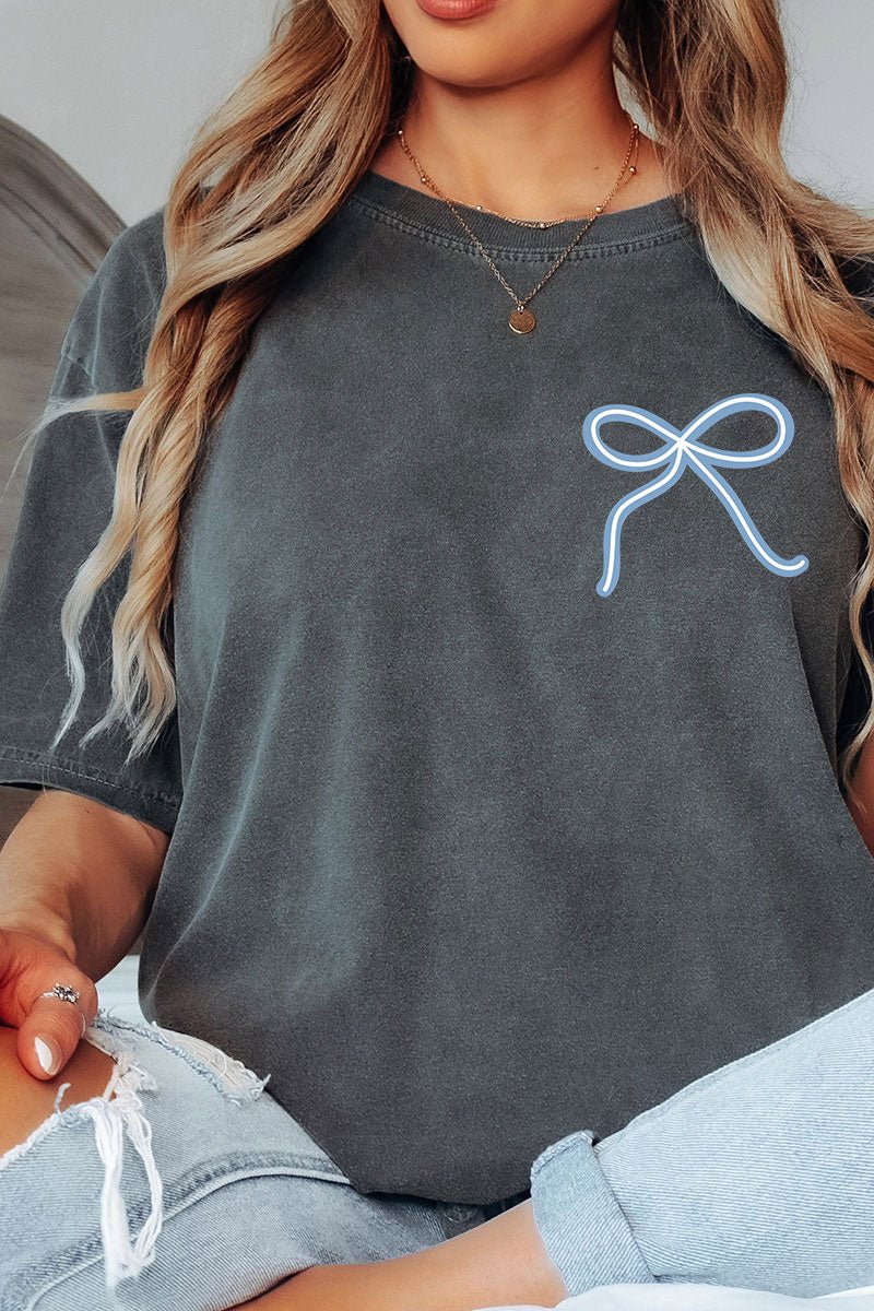 Spring Coquette Bless Your Heart Front & Back Comfort Colors Adult Ring - Spun Cotton Tee - Wholesale Accessory Market