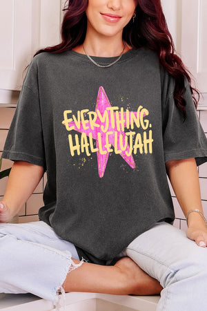 Star Everything Hallelujah Comfort Colors Adult Ring - Spun Cotton Tee - Wholesale Accessory Market