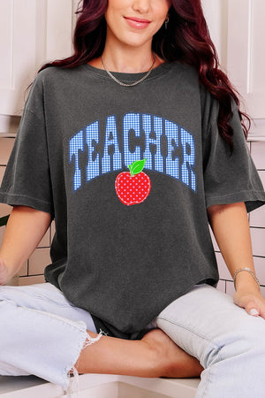 Sweet Apple Teacher Comfort Colors Adult Ring - Spun Cotton Tee - Wholesale Accessory Market