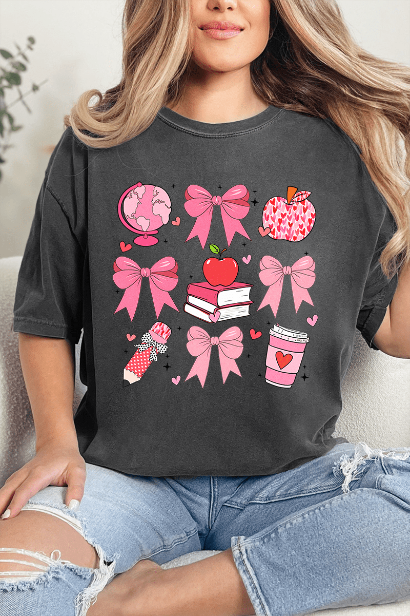 Teacher Love Comfort Colors Adult Ring - Spun Cotton Tee - Wholesale Accessory Market