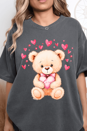 Teddy In Love Comfort Colors Adult Ring - Spun Cotton Tee - Wholesale Accessory Market