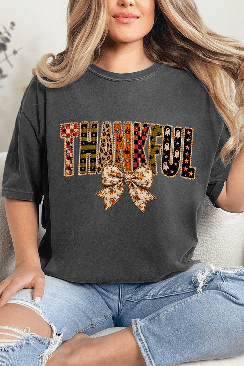 Thankful Fall Spirit Comfort Colors Adult Ring-Spun Cotton Tee - Wholesale Accessory Market