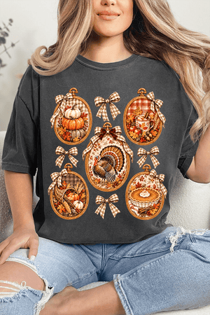 Thanksgiving Portraits Comfort Colors Adult Ring-Spun Cotton Tee - Wholesale Accessory Market