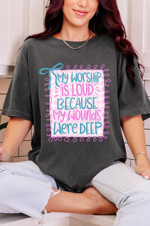 Worship Loud Comfort Colors Adult Ring - Spun Cotton Tee - Wholesale Accessory Market