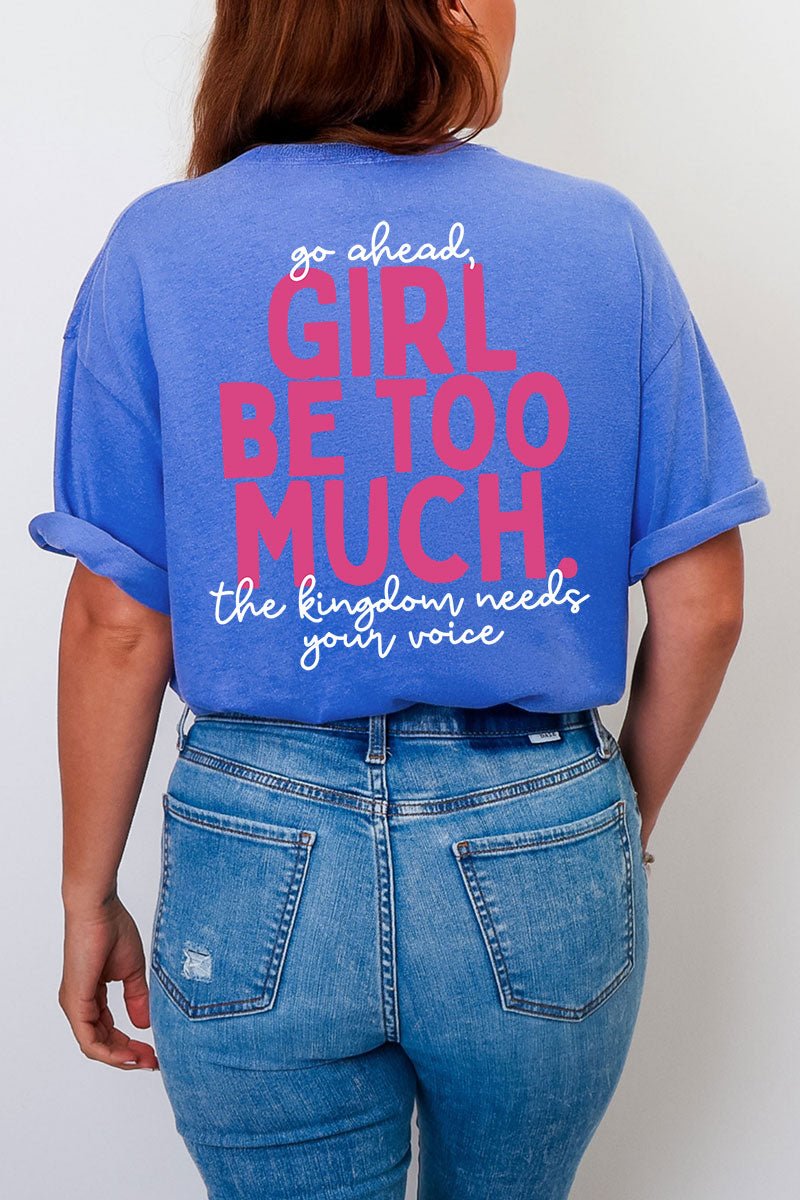 Esther Go Ahead Girl Full Front & Back Design Comfort Colors Adult Ring-Spun Cotton Tee - Wholesale Accessory Market