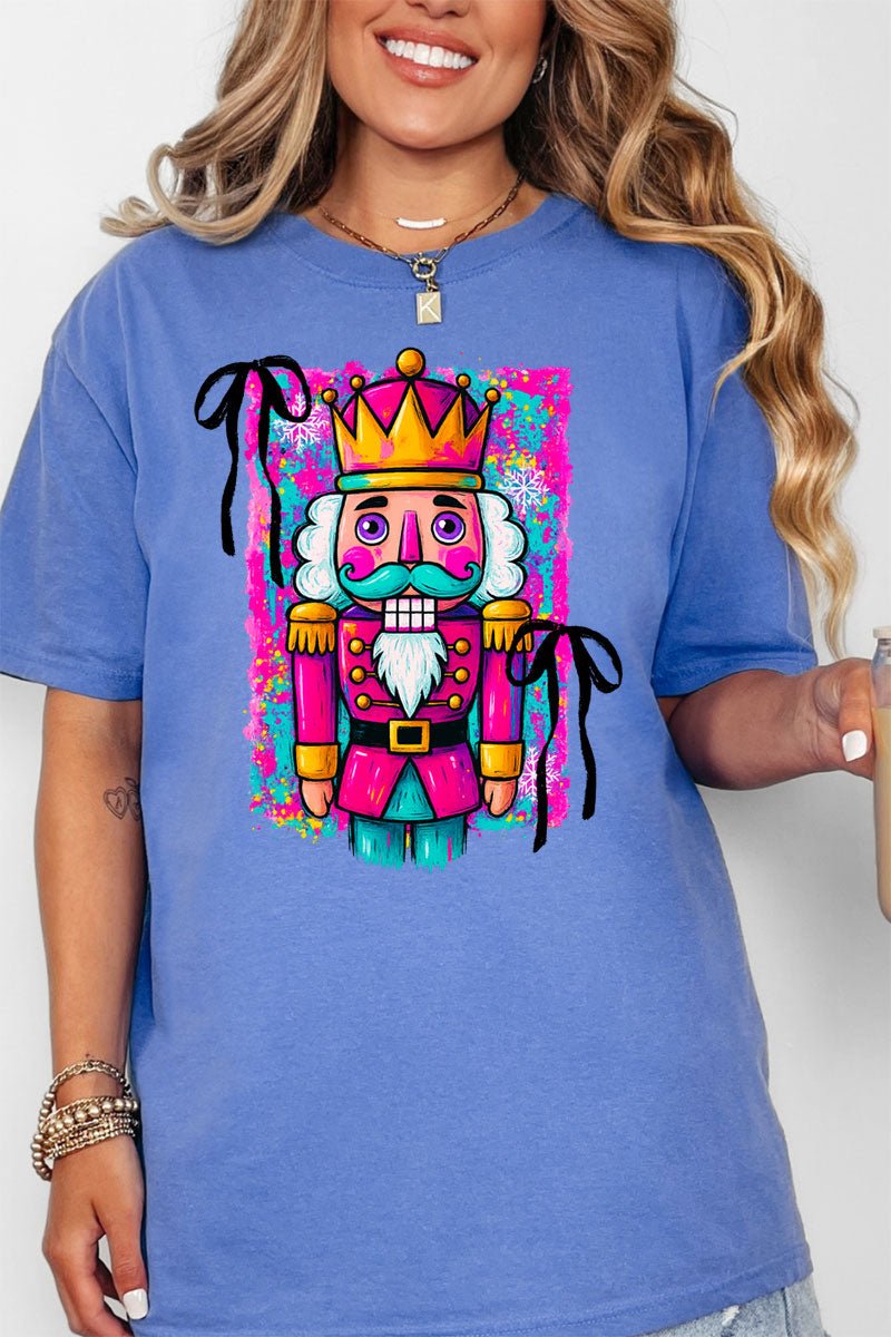 Neon Nutcracker Comfort Colors Adult Ring - Spun Cotton Tee - Wholesale Accessory Market