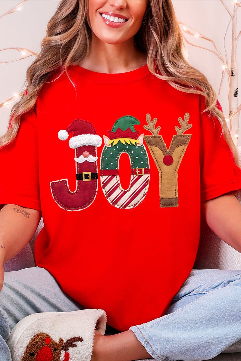 Christmas Characters Joy Comfort Colors Adult Ring-Spun Cotton Tee - Wholesale Accessory Market