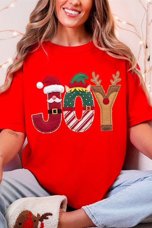 Christmas Characters Joy Comfort Colors Adult Ring-Spun Cotton Tee - Wholesale Accessory Market