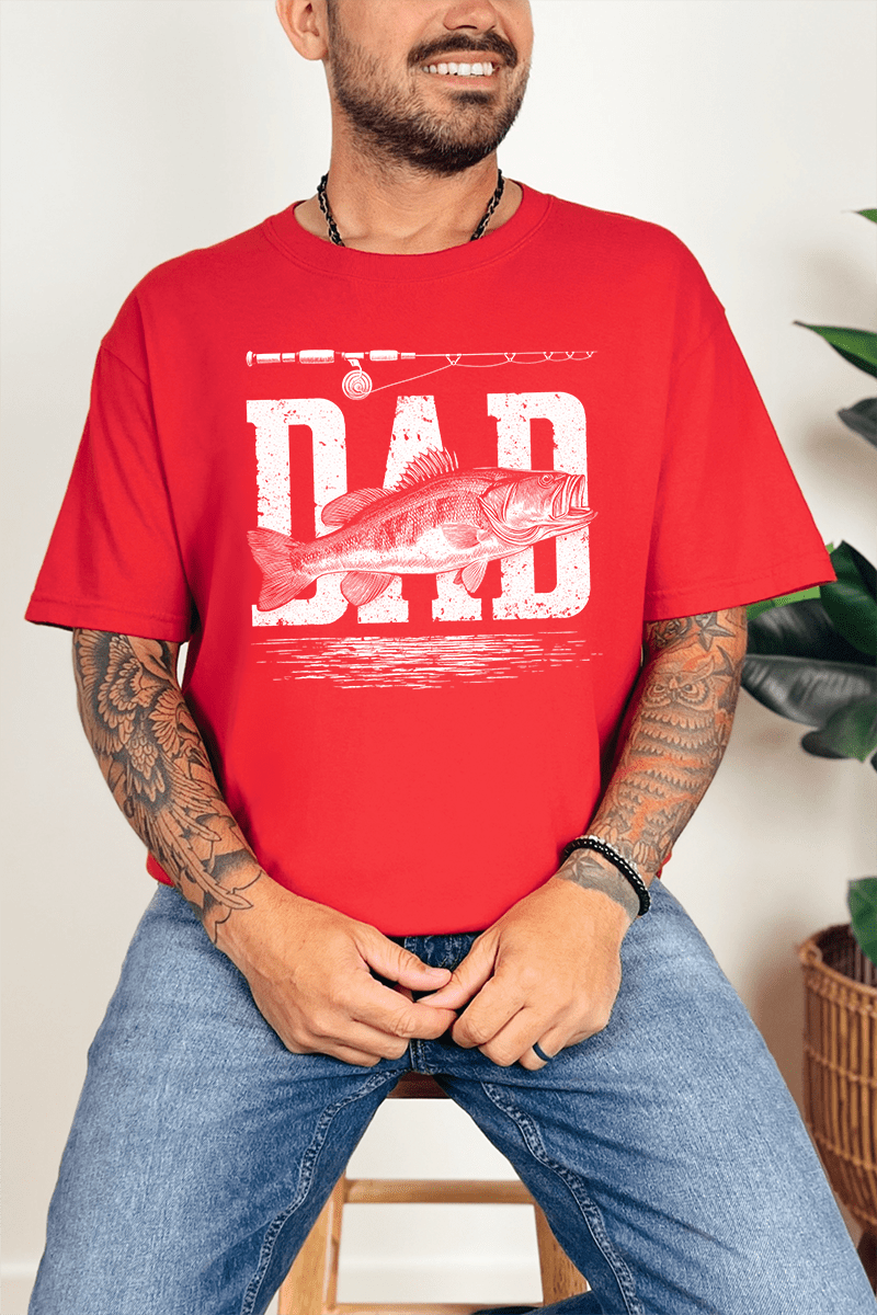 Reel Great Dad Comfort Colors Adult Ring - Spun Cotton Tee - Wholesale Accessory Market