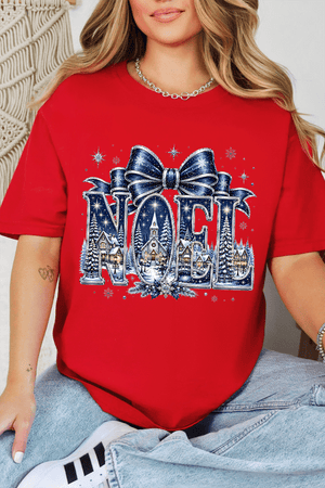 Starlit Noel Village Comfort Colors Adult Ring-Spun Cotton Tee - Wholesale Accessory Market