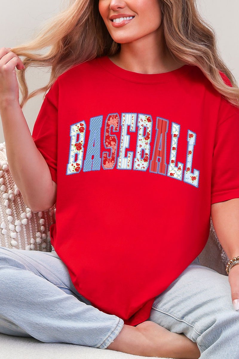 Stitched In Tradition Baseball Comfort Colors Adult Ring - Spun Cotton Tee - Wholesale Accessory Market