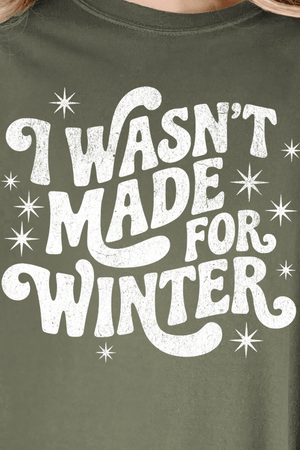 Wasn't Made For Winter Comfort Colors Adult Ring - Spun Cotton Tee - Wholesale Accessory Market