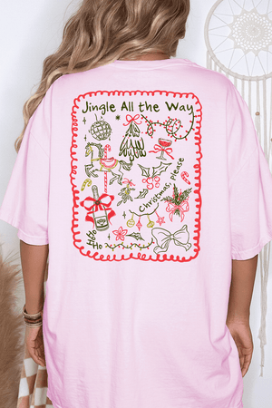 Christmas, Please Front & Back Comfort Colors Adult Ring - Spun Cotton Tee - Wholesale Accessory Market