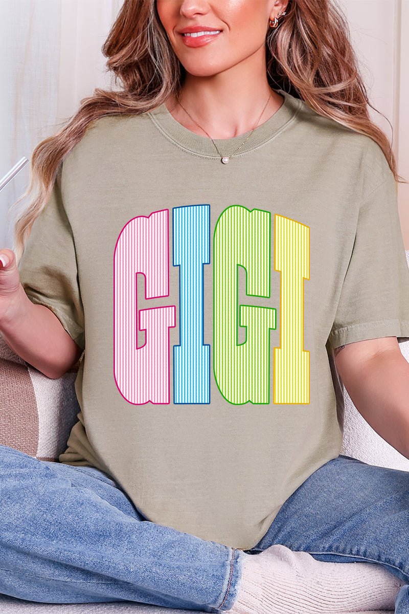 Color Me Loved Gigi Comfort Colors Adult Ring-Spun Cotton Tee - Wholesale Accessory Market