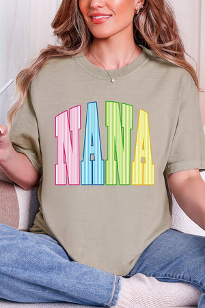 Color Me Loved Nana Comfort Colors Adult Ring-Spun Cotton Tee - Wholesale Accessory Market