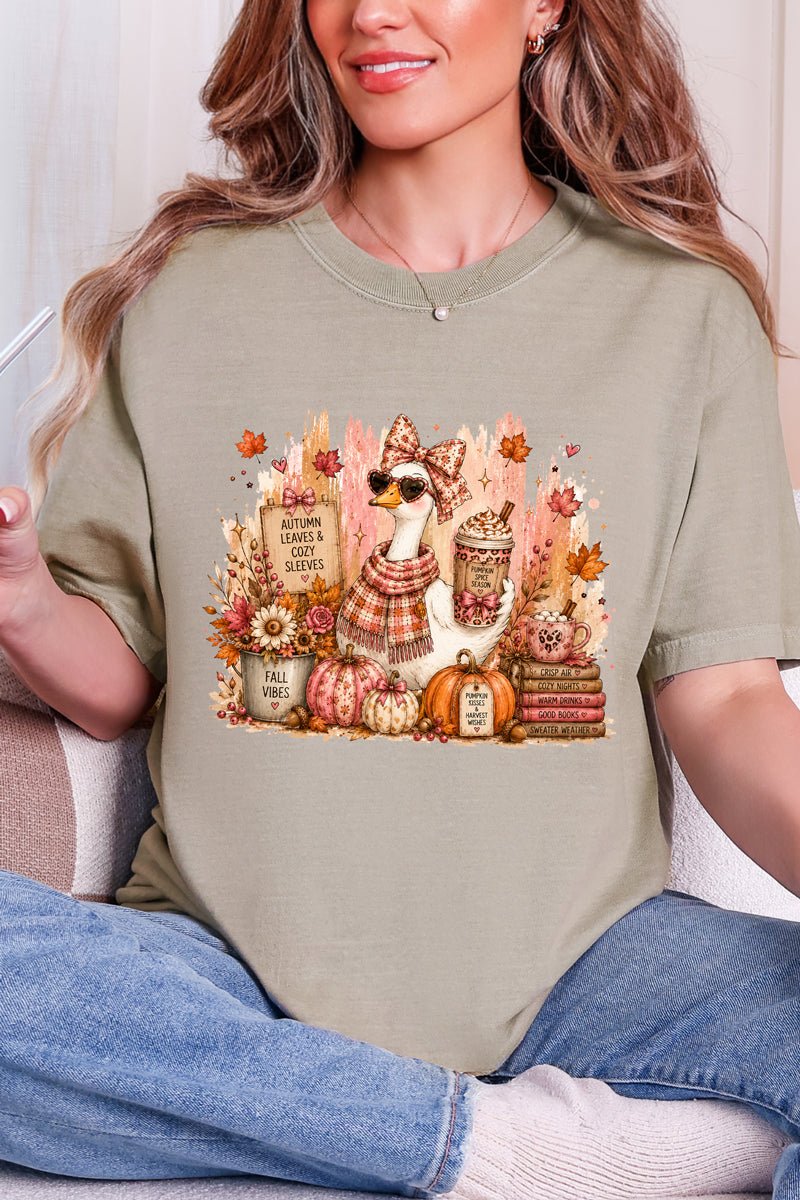 Goose Fall Vibes Comfort Colors Adult Ring-Spun Cotton Tee - Wholesale Accessory Market