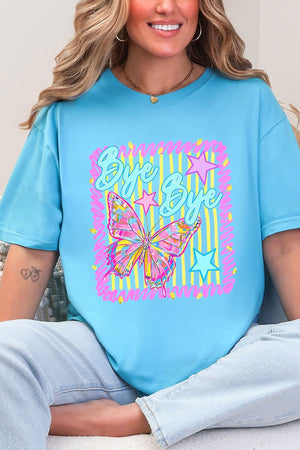 Bye Bye Butterfly Comfort Colors Adult Ring - Spun Cotton Tee - Wholesale Accessory Market