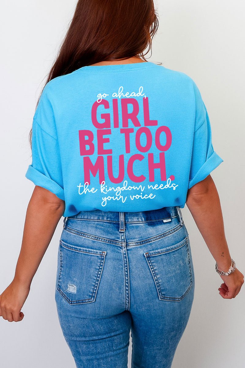 Esther Go Ahead Girl Full Front & Back Design Comfort Colors Adult Ring-Spun Cotton Tee - Wholesale Accessory Market