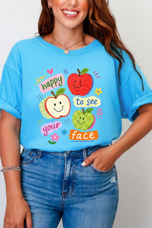 Happy To See Your Face Comfort Colors Adult Ring-Spun Cotton Tee - Wholesale Accessory Market