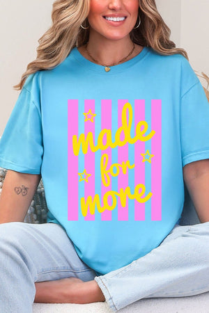 Retro Pop Made For More Comfort Colors Adult Ring-Spun Cotton Tee - Wholesale Accessory Market