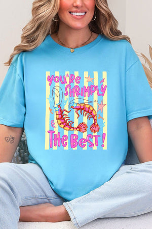 Shrimply The Best Comfort Colors Adult Ring-Spun Cotton Tee - Wholesale Accessory Market