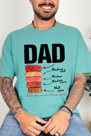 Dad Rarest Of All Comfort Colors Adult Ring - Spun Cotton Tee - Wholesale Accessory Market