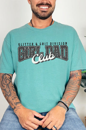 Glitter & Grit Girl Dad Comfort Colors Adult Ring - Spun Cotton Tee - Wholesale Accessory Market