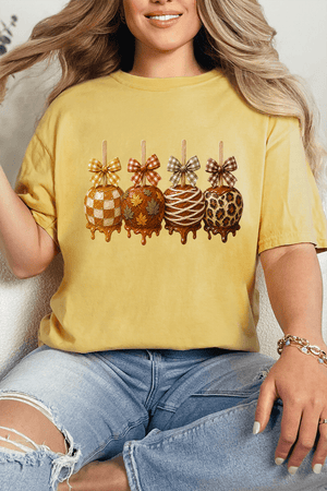 Harvest Painted Apples Comfort Colors Adult Ring-Spun Cotton Tee - Wholesale Accessory Market