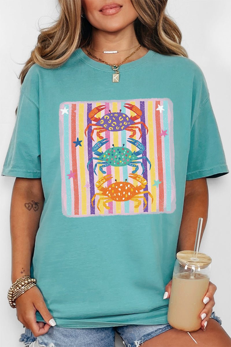 Hot Crab Summer Comfort Colors Adult Ring - Spun Cotton Tee - Wholesale Accessory Market