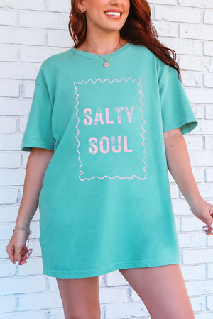 Pink Salty Soul Comfort Colors Adult Ring - Spun Cotton Tee - Wholesale Accessory Market