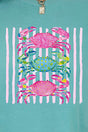 Striped Crabby Crew Comfort Colors Adult Ring - Spun Cotton Tee - Wholesale Accessory Market
