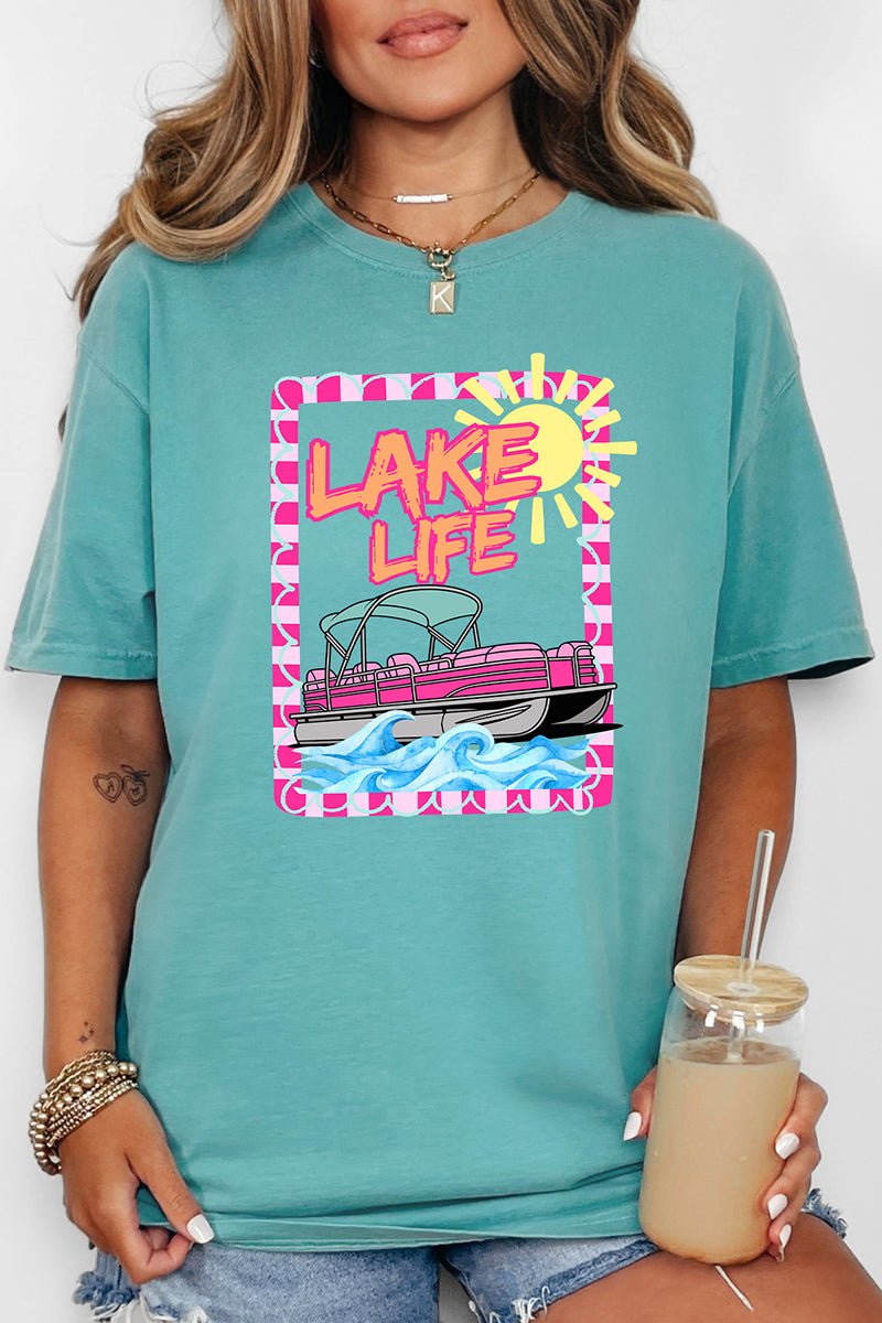 Sunny Lake Life Comfort Colors Adult Ring - Spun Cotton Tee - Wholesale Accessory Market