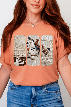 Chic 'n Lace Comfort Colors Adult Ring - Spun Cotton Tee - Wholesale Accessory Market