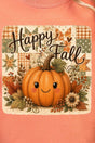 Happy Pumpkin Patchwork Comfort Colors Adult Ring-Spun Cotton Tee - Wholesale Accessory Market