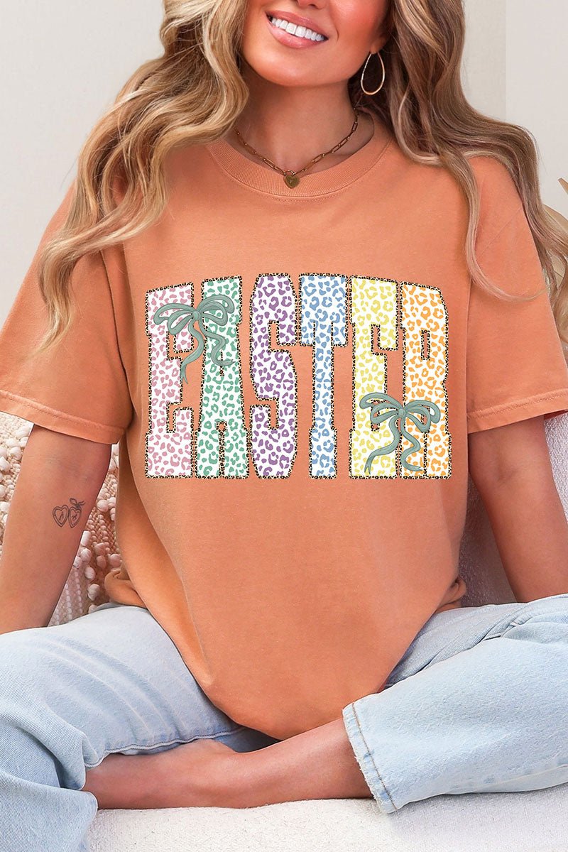 Pastel Easter Coquette Comfort Colors Adult Ring - Spun Cotton Tee - Wholesale Accessory Market