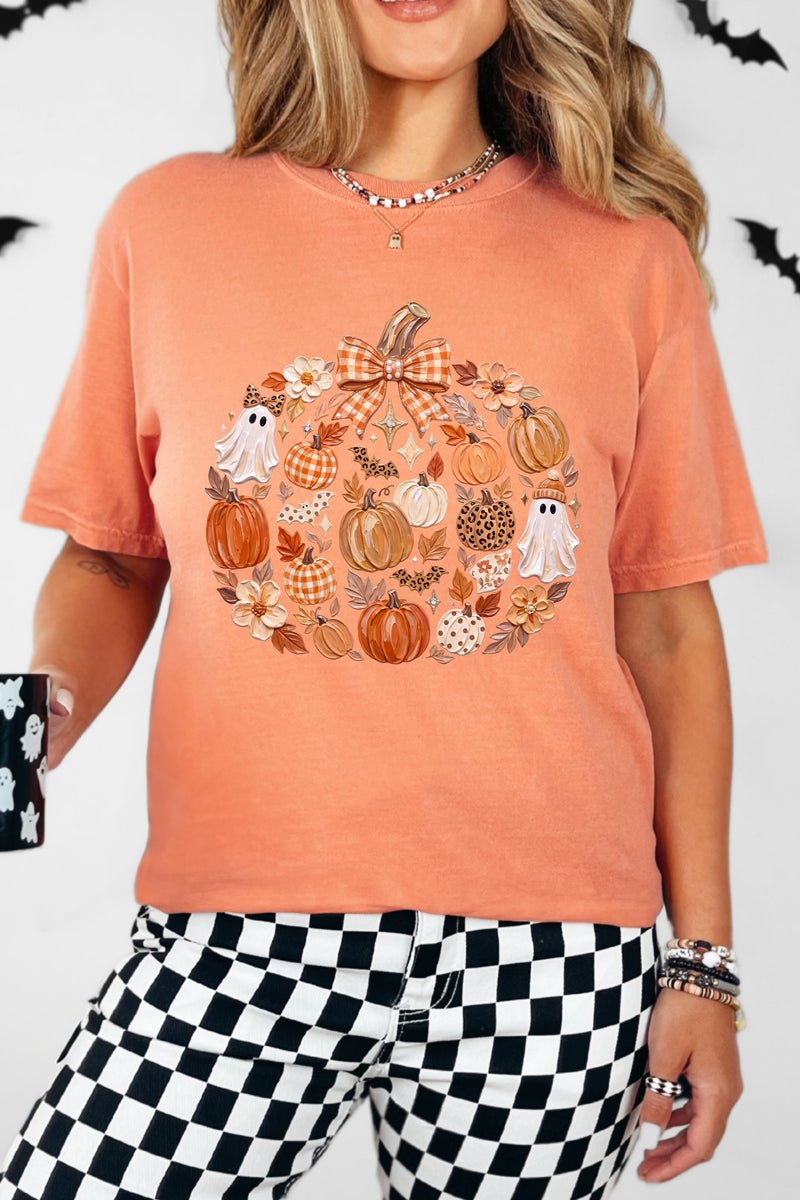 Pumpkin Patch Palette Comfort Colors Adult Ring-Spun Cotton Tee - Wholesale Accessory Market