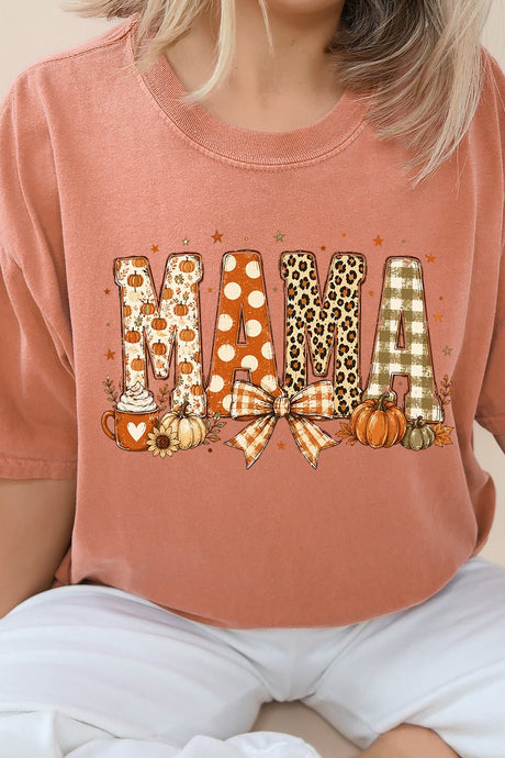 Pumpkin Spice Mama Comfort Colors Adult Ring-Spun Cotton Tee - Wholesale Accessory Market