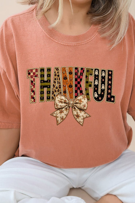 Thankful Fall Spirit Comfort Colors Adult Ring-Spun Cotton Tee - Wholesale Accessory Market