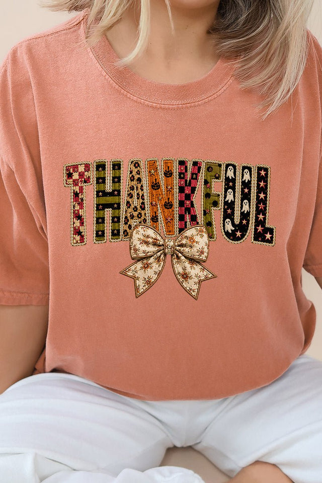 Thankful Fall Spirit Comfort Colors Adult Ring-Spun Cotton Tee - Wholesale Accessory Market