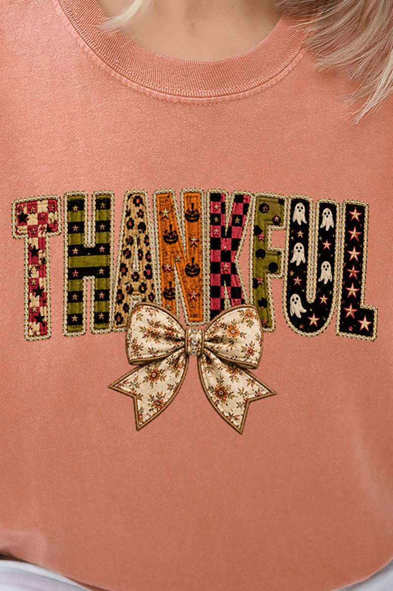 Thankful Fall Spirit Comfort Colors Adult Ring-Spun Cotton Tee - Wholesale Accessory Market