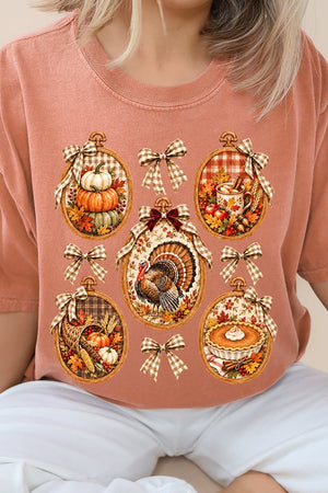 Thanksgiving Portraits Comfort Colors Adult Ring-Spun Cotton Tee - Wholesale Accessory Market