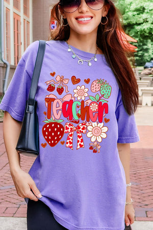 Berry Sweet Teacher Comfort Colors Adult Ring-Spun Cotton Tee - Wholesale Accessory Market