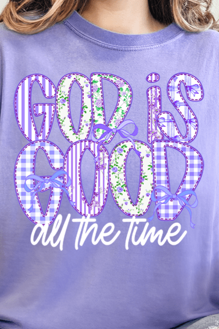Coquette God Is Good Comfort Colors Adult Ring - Spun Cotton Tee - Wholesale Accessory Market