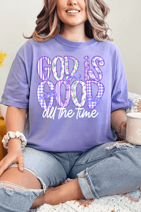 Coquette God Is Good Comfort Colors Adult Ring - Spun Cotton Tee - Wholesale Accessory Market