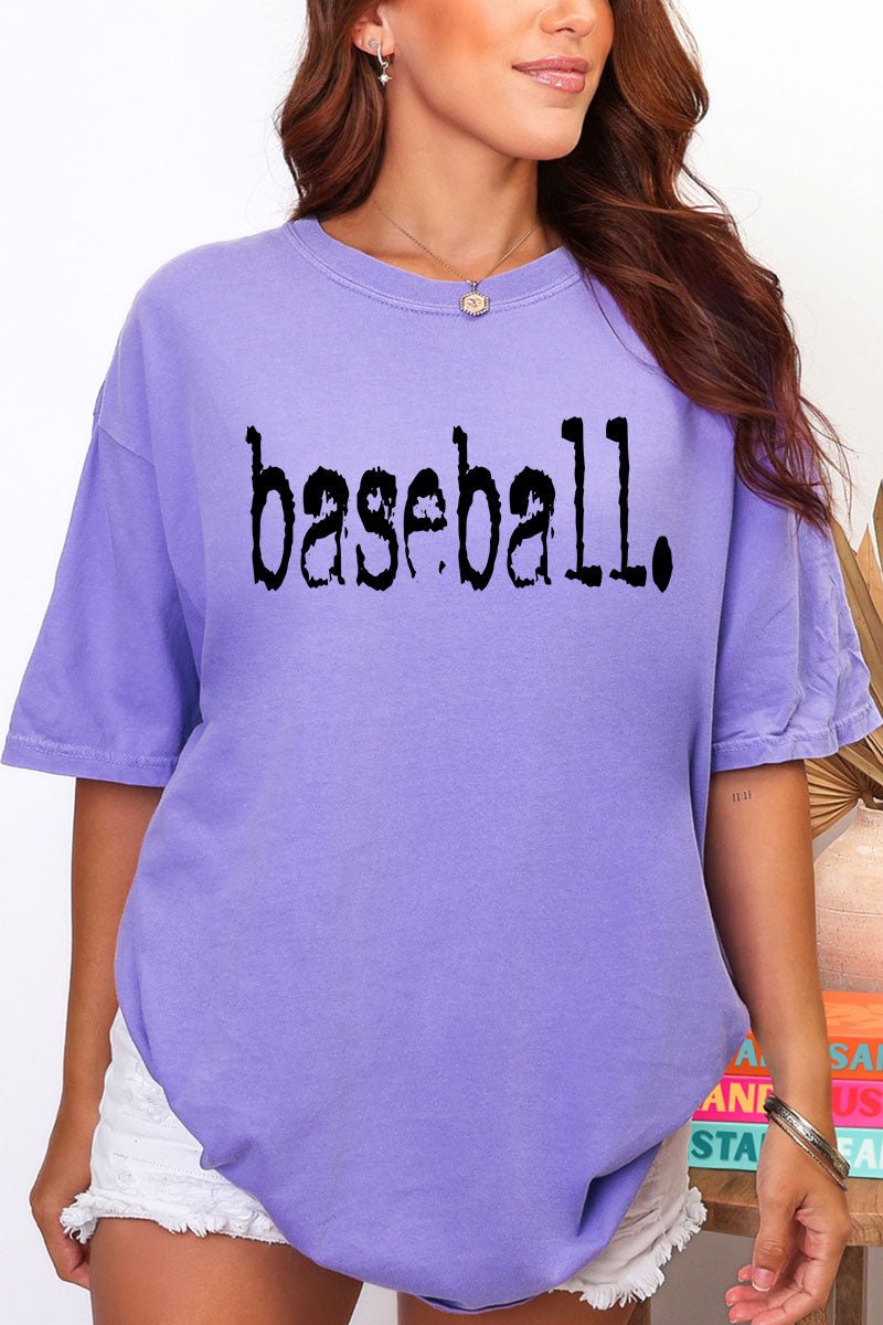 Distressed Baseball. Comfort Colors Adult Ring - Spun Cotton Tee - Wholesale Accessory Market