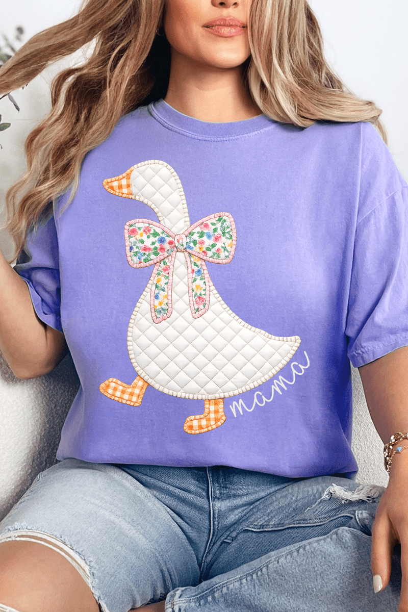 Quilted Meadow Mama Goose Comfort Colors Adult Ring-Spun Cotton Tee - Wholesale Accessory Market