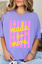 Retro Pop Made For More Comfort Colors Adult Ring-Spun Cotton Tee - Wholesale Accessory Market