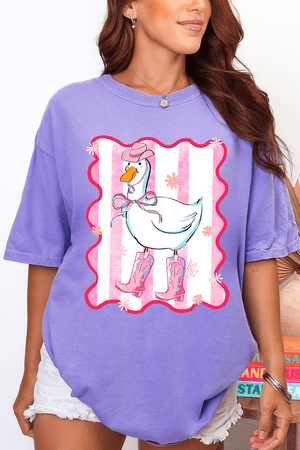 Saddle Up Silly Goose Comfort Colors Adult Ring - Spun Cotton Tee - Wholesale Accessory Market