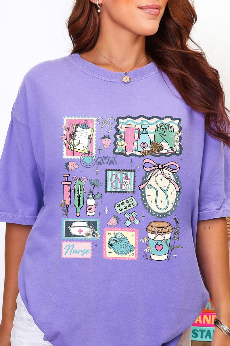 Scrubs Club Comfort Colors Adult Ring - Spun Cotton Tee - Wholesale Accessory Market
