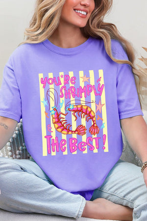 Shrimply The Best Comfort Colors Adult Ring-Spun Cotton Tee - Wholesale Accessory Market